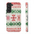 Icelandic Watercolor inspired by Christmas Sweaters - Impact Resistant Phone Case Samsung Galaxy S22 Matte